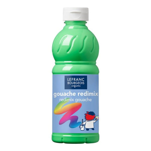LFB TEMPERA LIQUIDA REDIMIX FLACONE DA 500ML - VERDE FLUORESCENTE