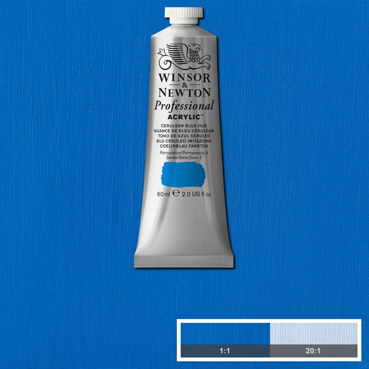 W&N PROF. COLORE ACRILICO TUBO 60ML COLORE BLU COLONNA