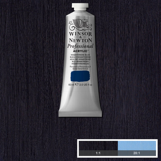 W&N PROF. COLORE ACRILICO TUBO 60ML BLU IDANTRENE