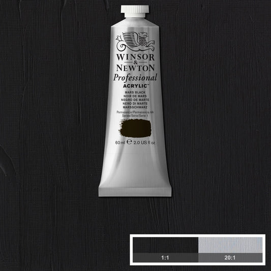 W&N PROF. VERNICE ACRILICA TUBO DA 60ML MARS BLACK