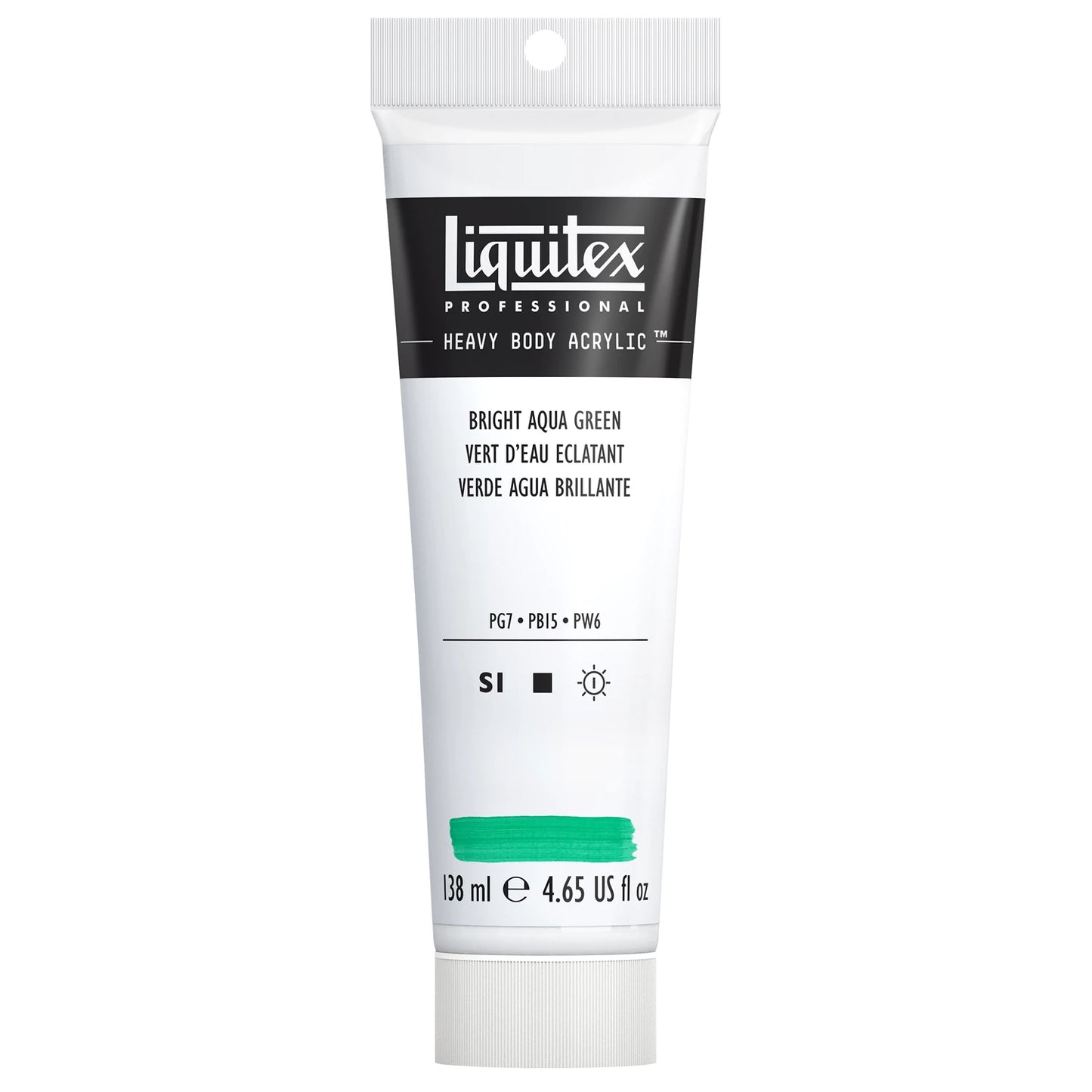 LQX PROF. VERNICE ACRILICA PER CORPO PESANTE TUBO DA 138 ML VERDE ACQUA BRILLANTE
