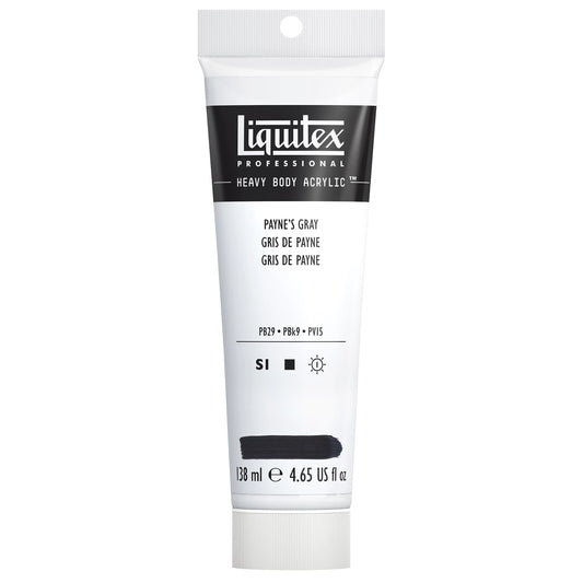 LQX PROF. VERNICE ACRILICA PER CORPO PESANTE TUBO DA 138 ML GRIGIO PAYNES