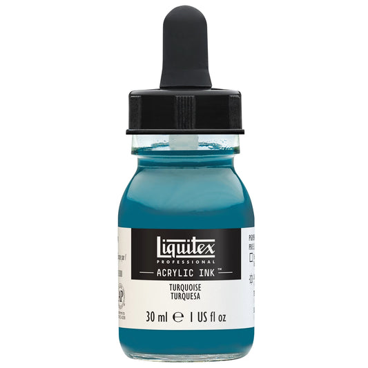 LQX PROF. INCHIOSTRO ACRILICO FLACONE DA 30 ML TURCHESE