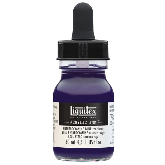 LQX PROF. INCHIOSTRO ACRILICO FLACONE DA 30 ML FTALOCILE BLU ROSSO