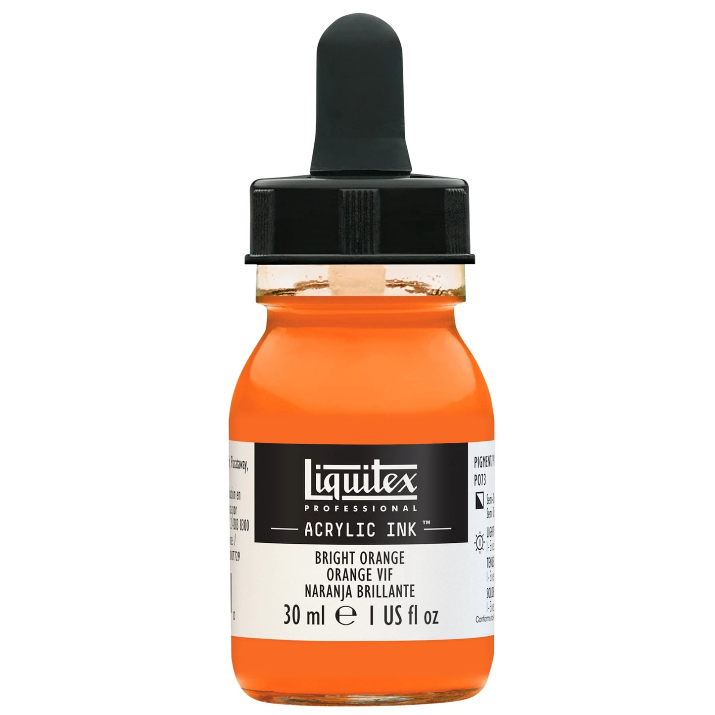 LQX PROF. INCHIOSTRO ACRILICO FLACONE DA 30 ML ARANCIONE CHIARO