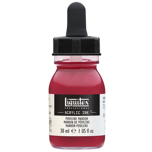LQX PROF. INCHIOSTRO ACRILICO FLACONE DA 30 ML PERYLENE MARRONE