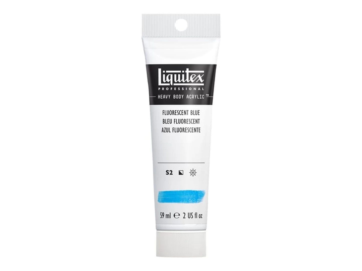 LQX PROF. VERNICE ACRILICA PESANTE TUBO DA 59 ML BLU FLUO