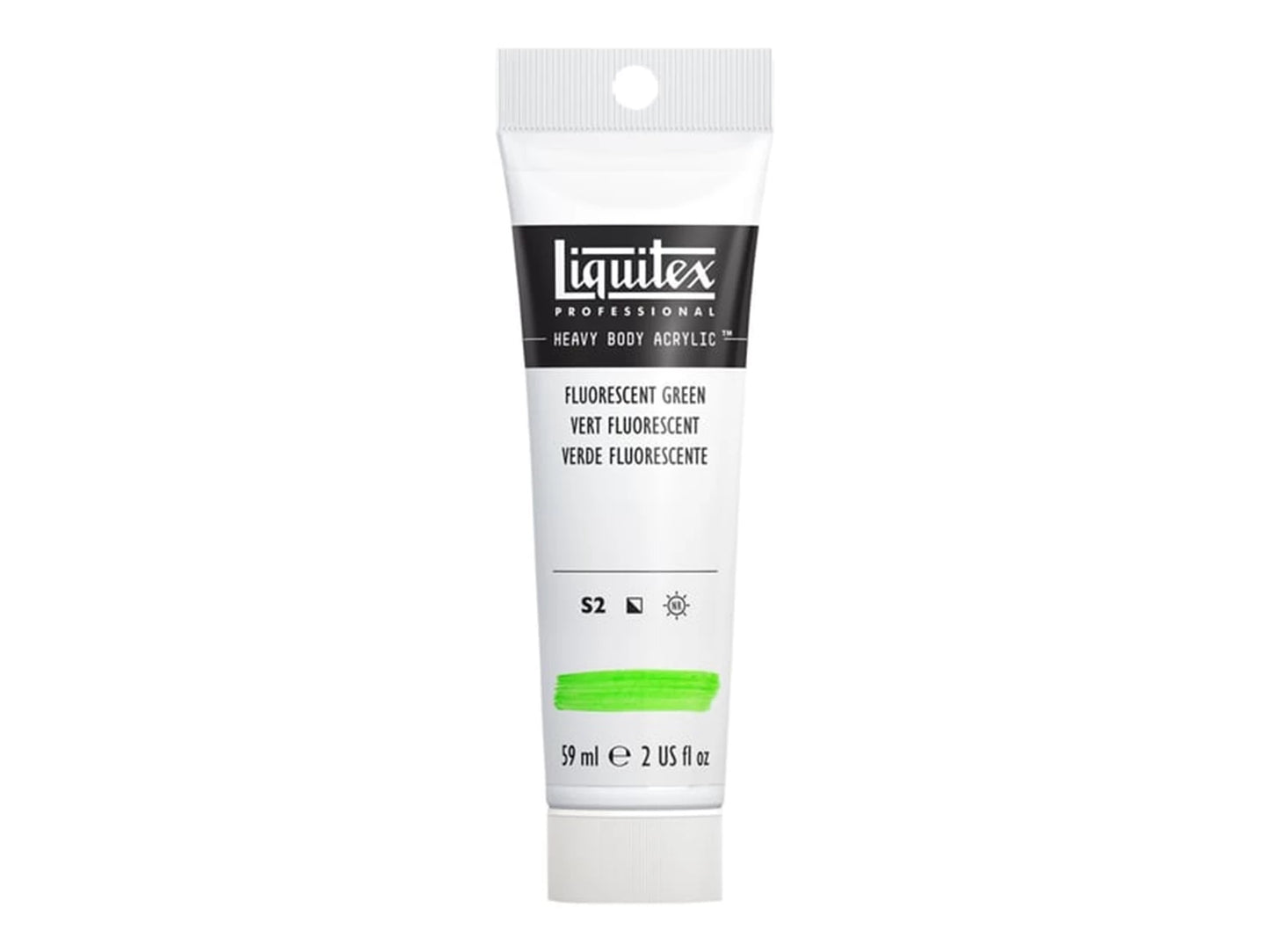LQX PROF. VERNICE ACRILICA PESANTE TUBO DA 59 ML VERDE FLUO