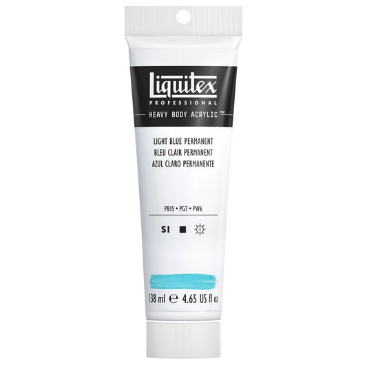 LQX PROF. VERNICE ACRILICA PESANTE TUBO DA 138 ML AZZURRO CHIARO PERMANENTE