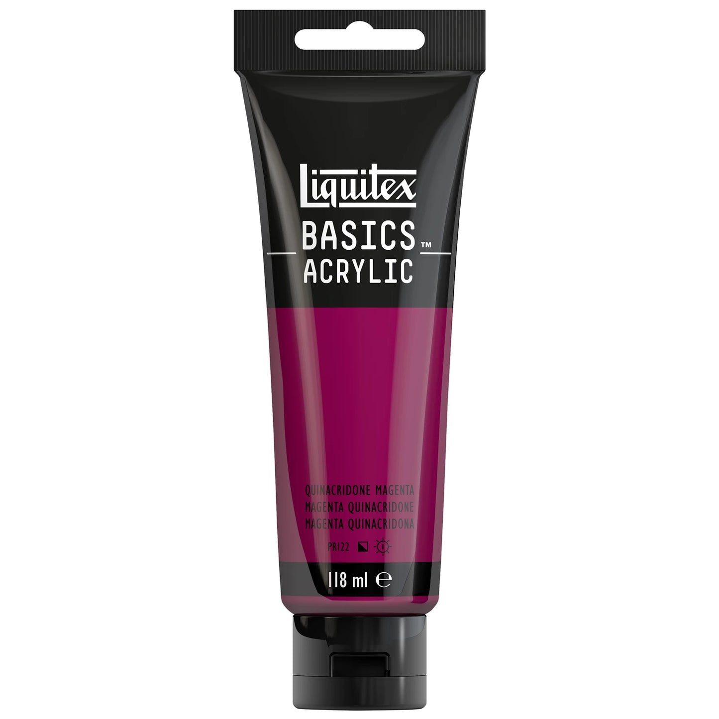 LQX BASICS COLORE ACRILICO TUBO 118ML QUINACRIDONE MAGENTA