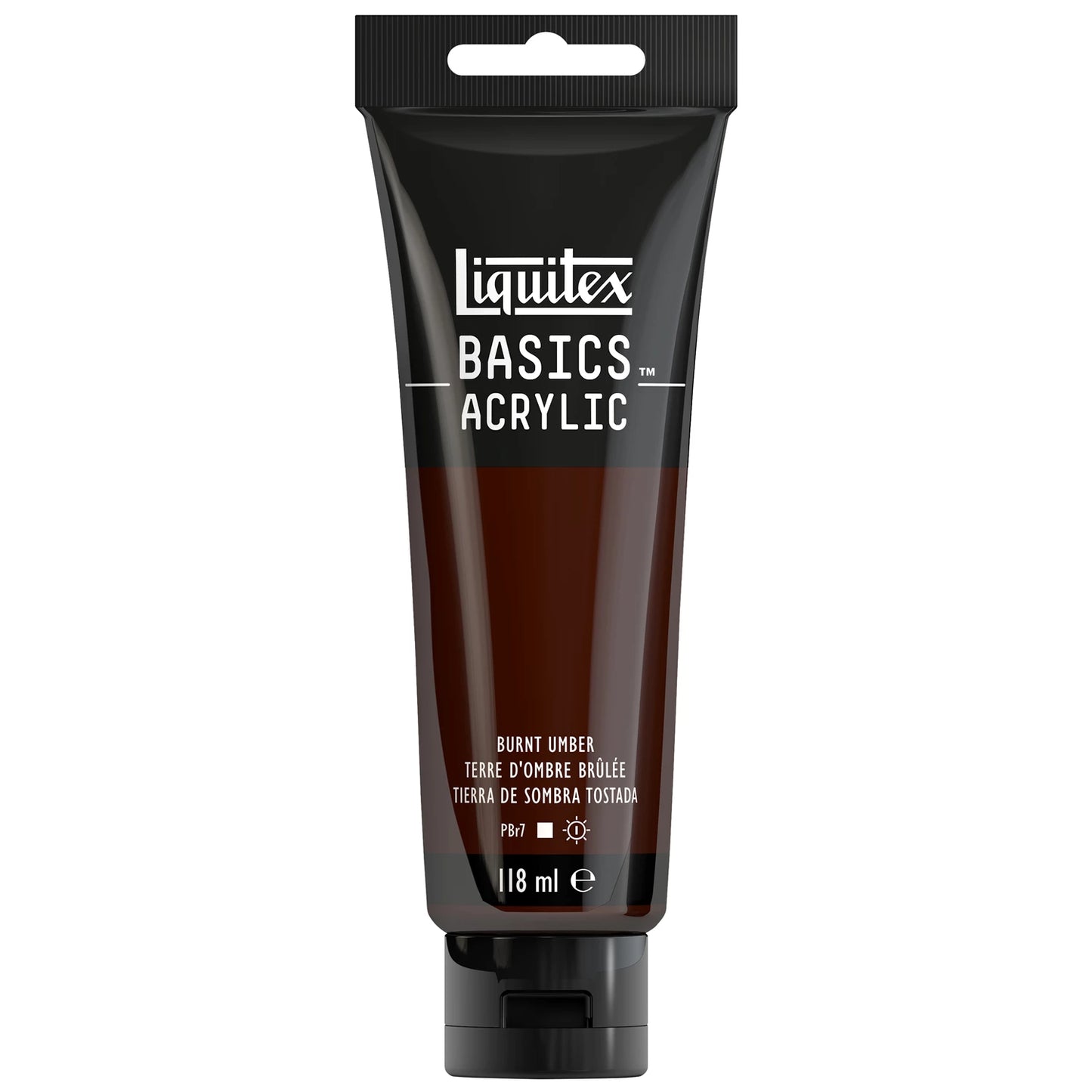 LQX BASICS COLORE ACRILICO TUBO 118ML OMBRA BRUCIATA