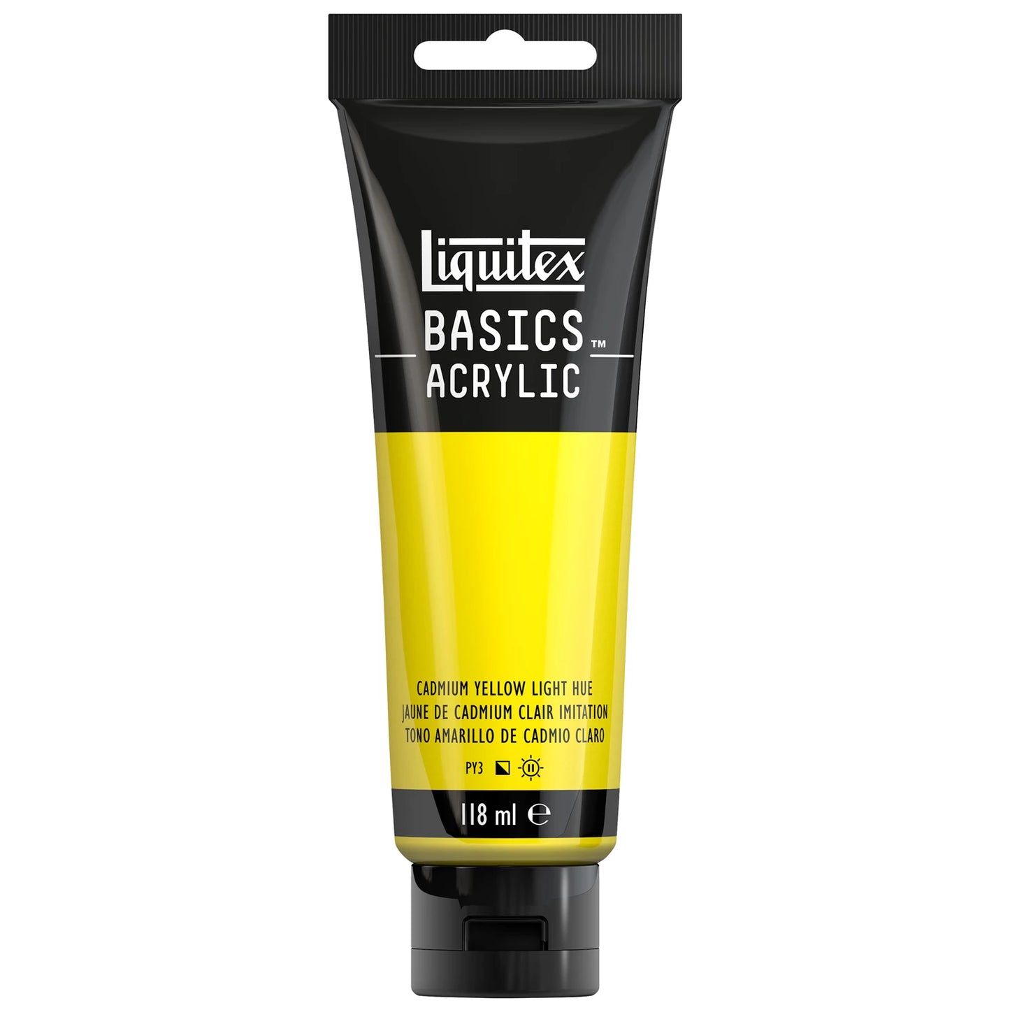 LQX BASICS COLORE ACRILICO TUBO DA 118 ML GIALLO CADMIO COLORE CHIARO