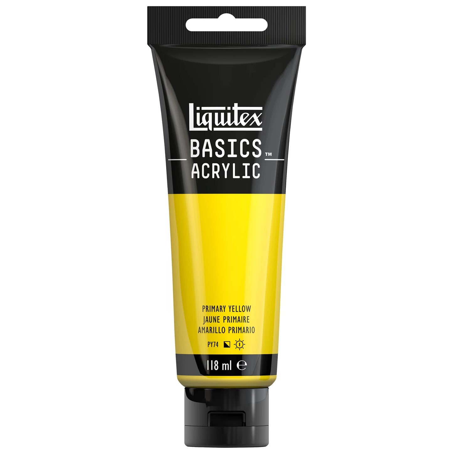 LQX BASICS COLORE ACRILICO TUBO 118ML GIALLO PRIMARIO