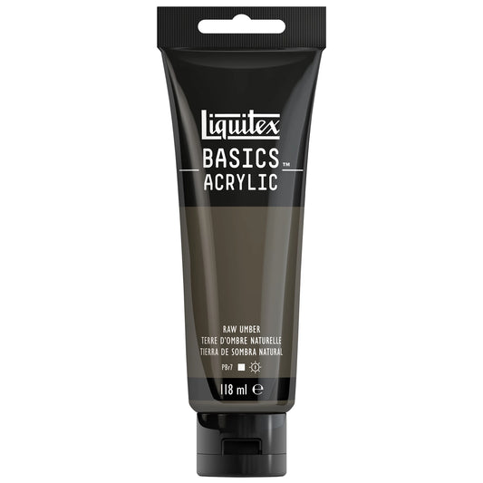 LQX BASICS COLORE ACRILICO TUBO 118ML UMBRA NATURALE
