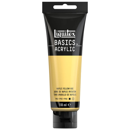 LQX BASICS COLORE ACRILICO TUBO 118ML COLORE GIALLO NAPOLI