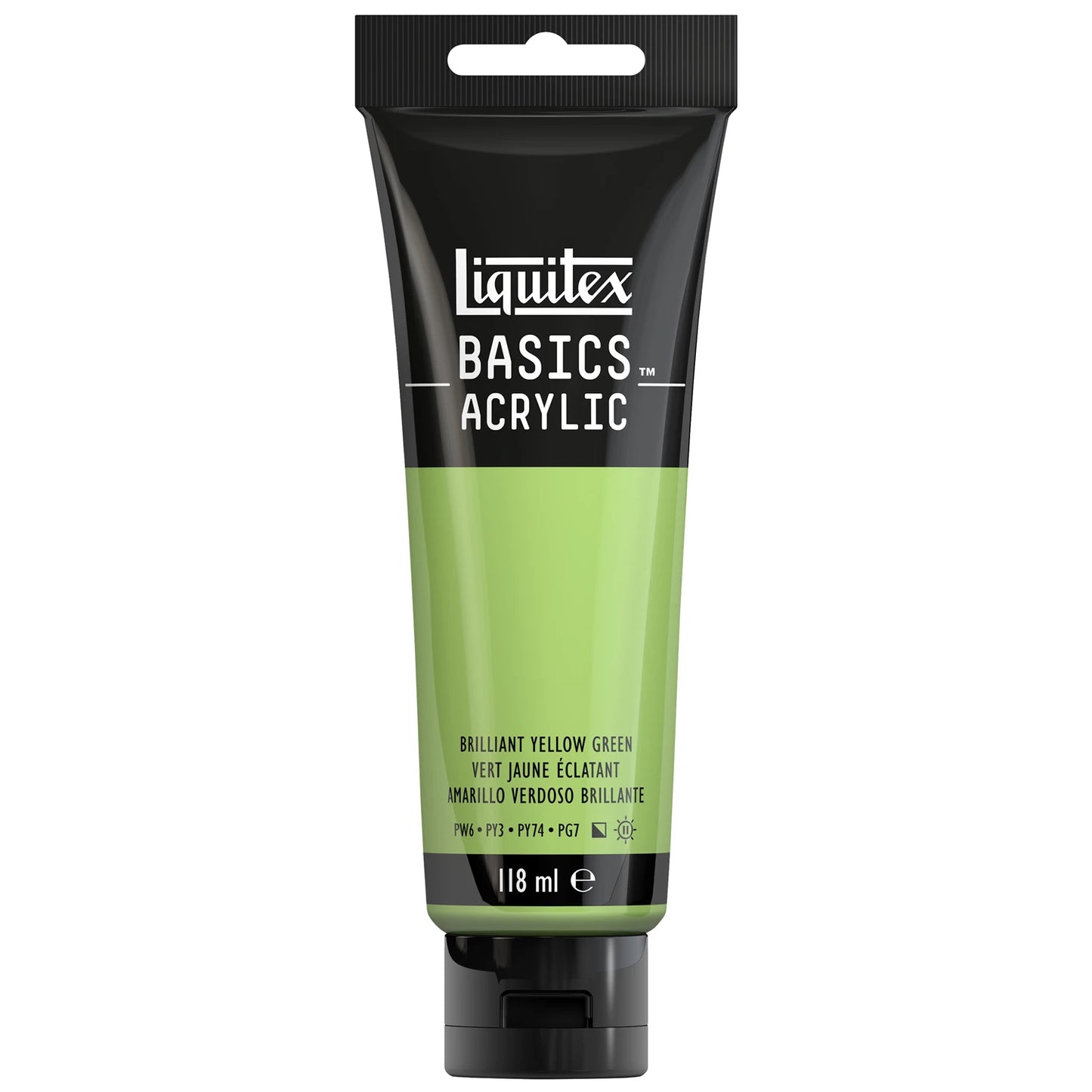 LQX BASICS COLORE ACRILICO TUBO 118ML GIALLO VERDE BRILLANTE