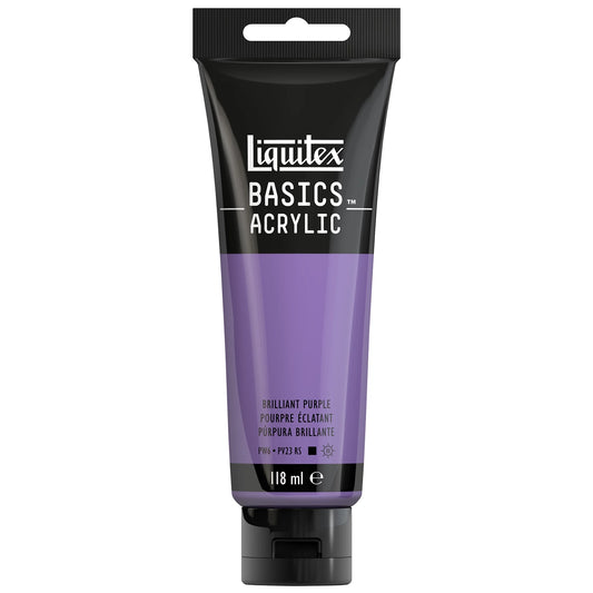 LQX BASICS COLORE ACRILICO TUBO DA 118 ML VIOLA BRILLANTE