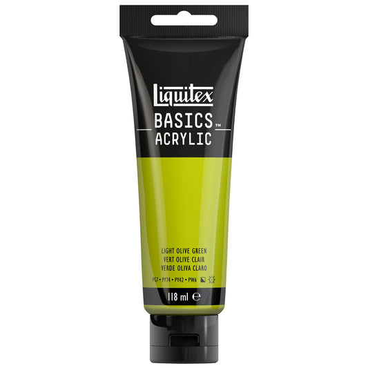 LQX BASICS COLORE ACRILICO TUBO 118ML VERDE OLIVA CHIARO