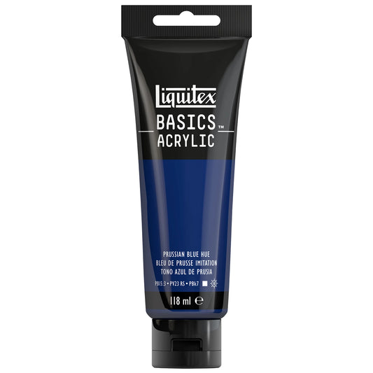 LQX BASICS COLORE ACRILICO TUBO DA 118 ML COLORE BLU DI PRUSSIA