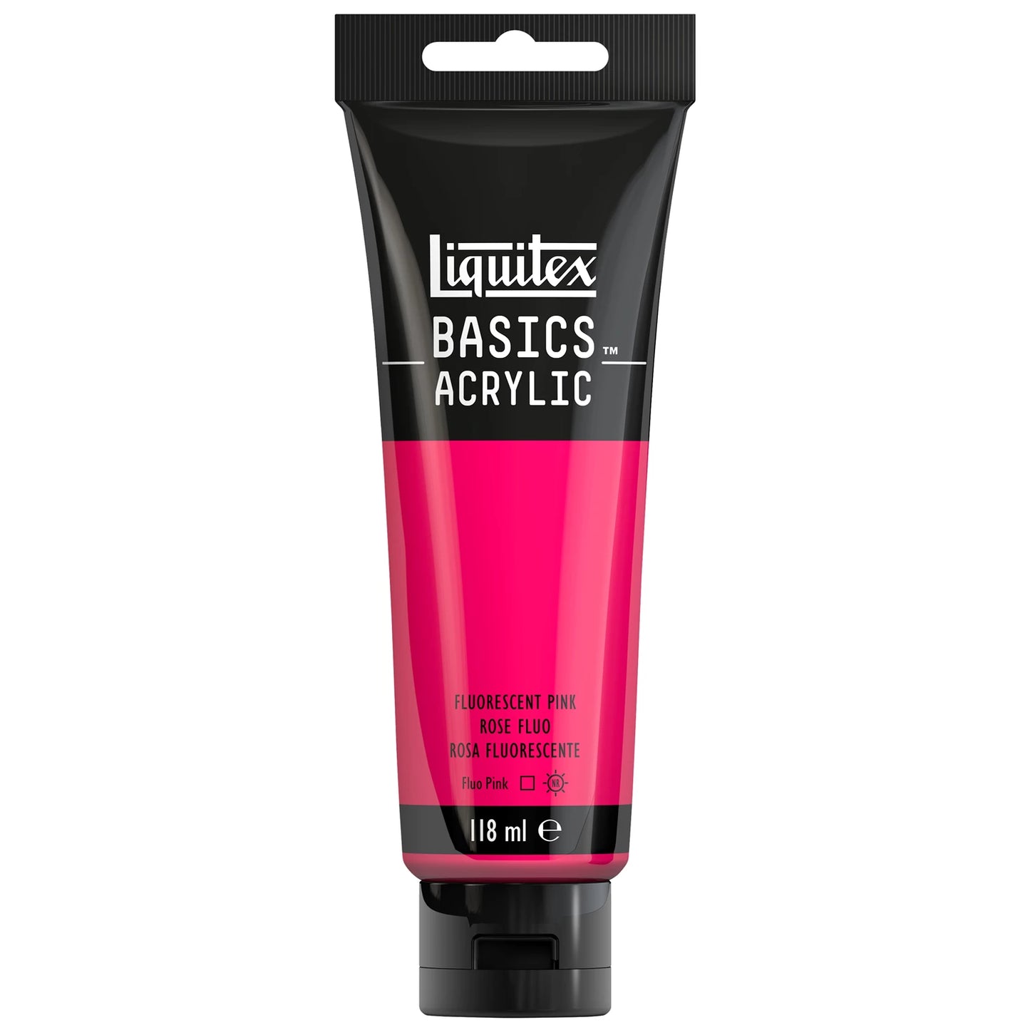 LQX BASICS COLORE ACRILICO TUBO 118ML ROSA FLUO
