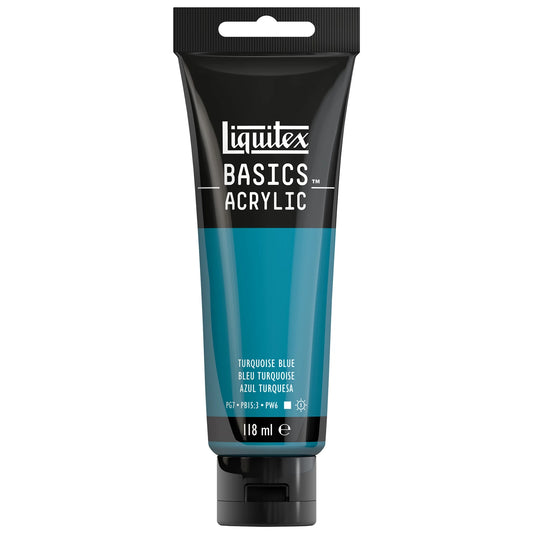 LQX BASICS COLORE ACRILICO TUBO 118ML BLU TURCHESE