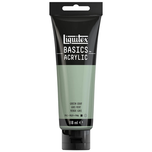 LQX BASICS COLORE ACRILICO TUBO 118ML GRIGIO-VERDE