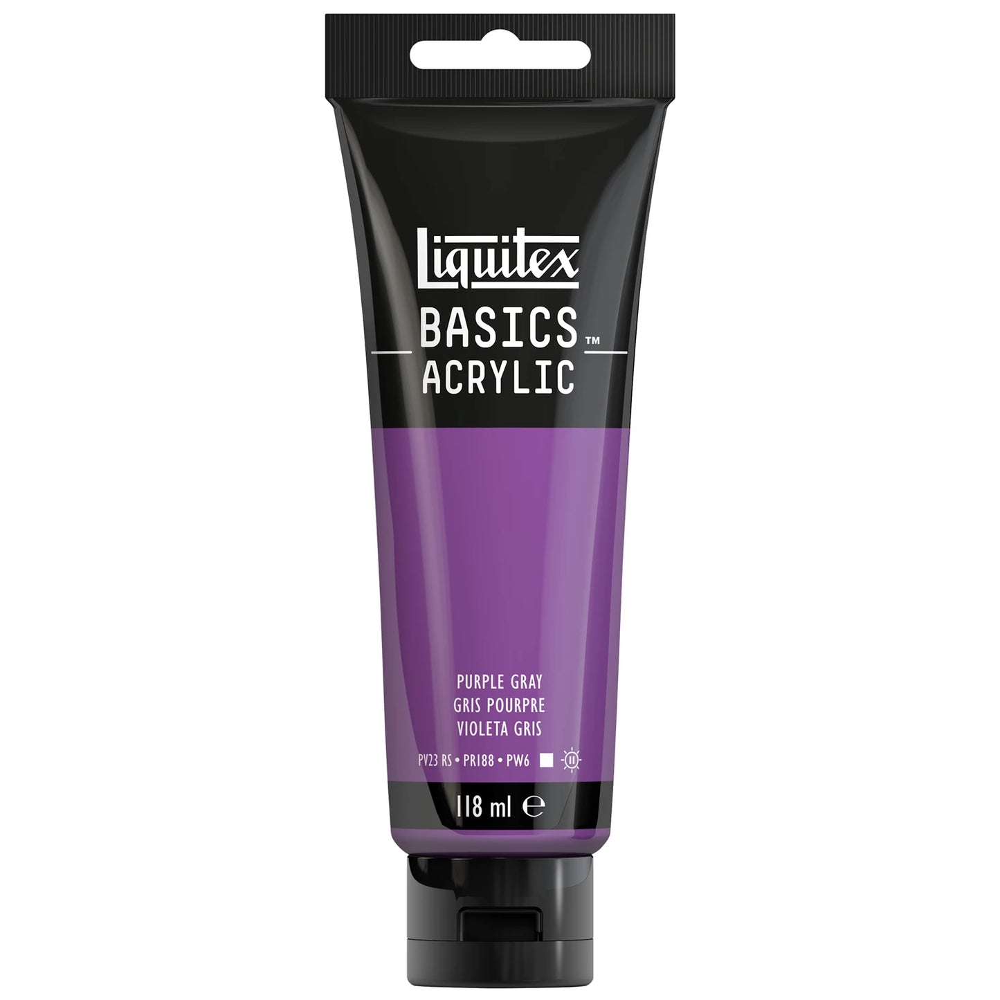 LQX BASICS COLORE ACRILICO TUBO 118ML GRIGIO LILLA