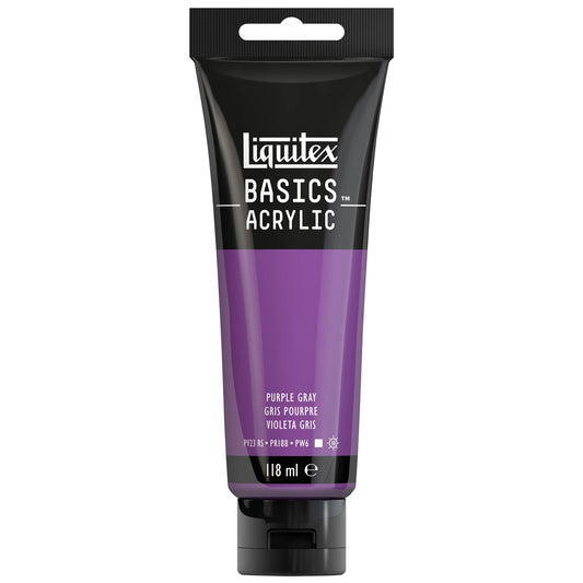LQX BASICS COLORE ACRILICO TUBO 118ML GRIGIO LILLA