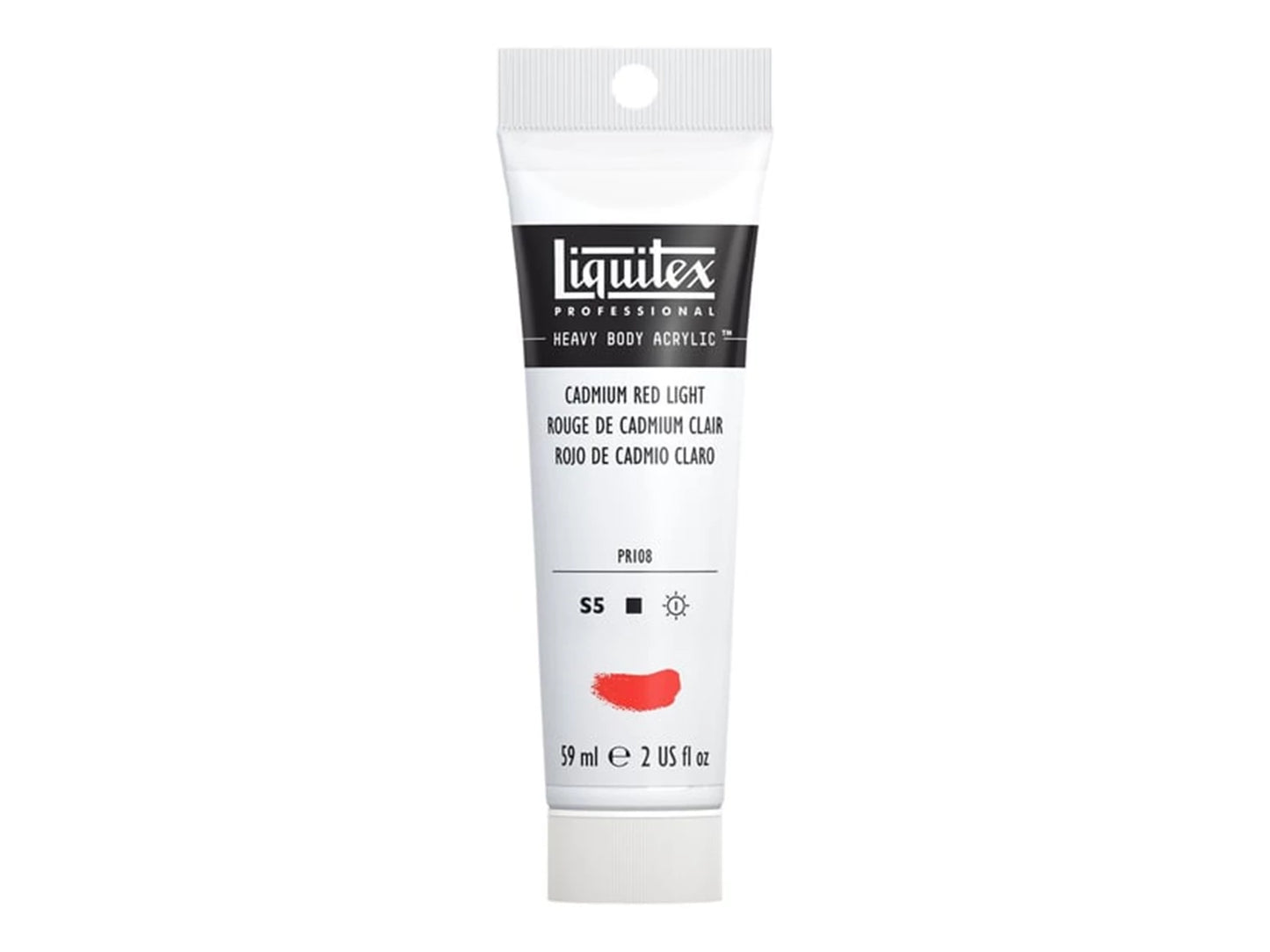 LQX PROF. VERNICE ACRILICA PESANTE TUBO DA 59 ML ROSSO CADMIO CHIARO