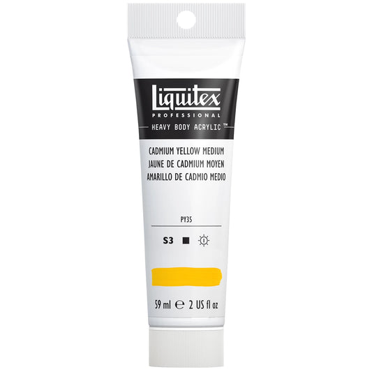 LQX PROF. VERNICE ACRILICA PESANTE TUBO DA 59 ML CENTRO GIALLO CADMIO
