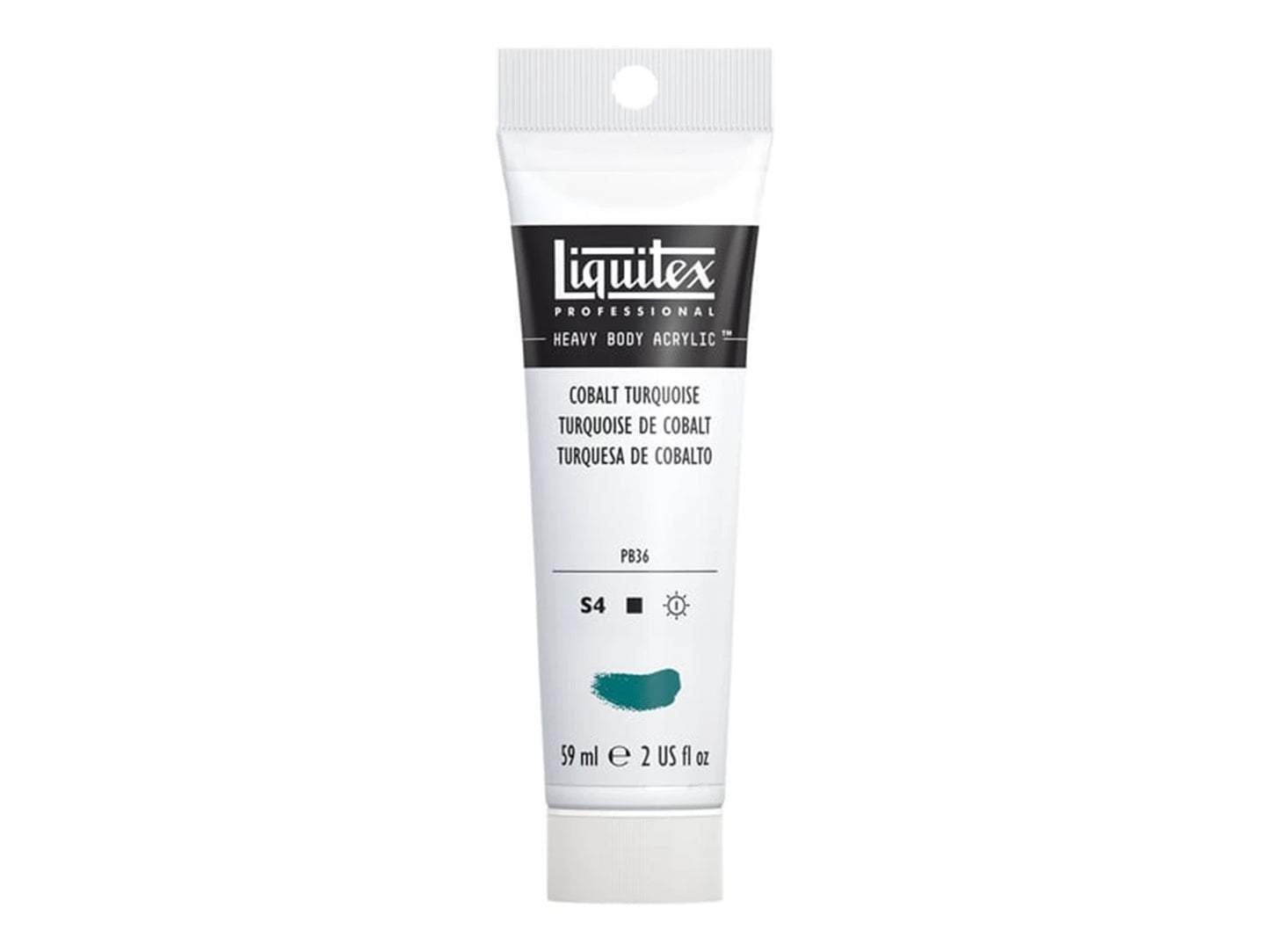LQX PROF. VERNICE ACRILICA PESANTE TUBO DA 59 ML TURCHESE COBALTO