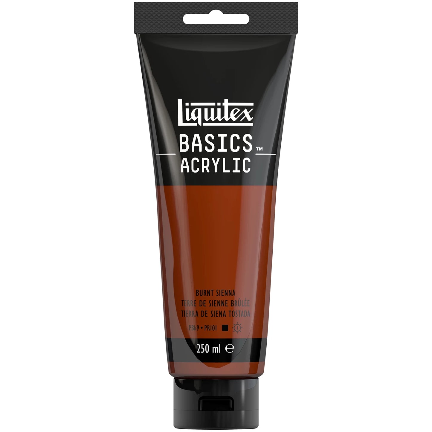 LQX BASICS COLORE ACRILICO TUBO DA 250 ML COLORE SIENA