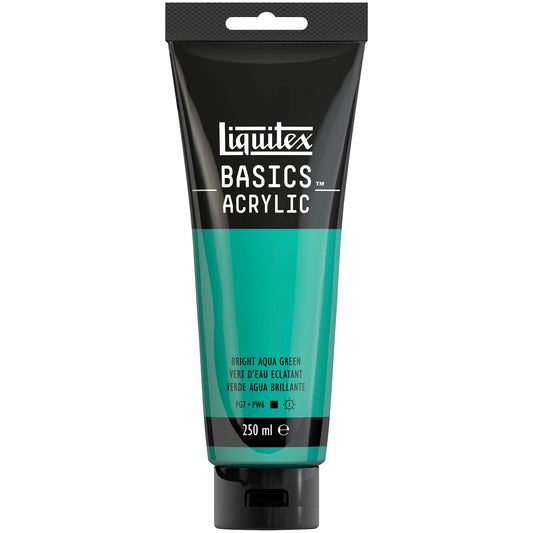 LQX BASICS COLORE ACRILICO TUBO DA 250ML VERDE ACQUA LUMINOSO