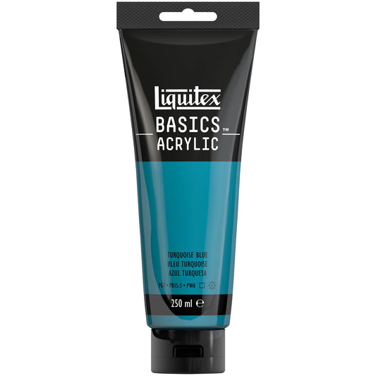 LQX BASICS COLORE ACRILICO TUBO 250ML BLU TURCHESE