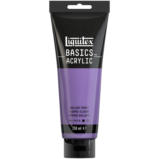 LQX BASICS COLORE ACRILICO TUBO DA 250 ML VIOLA BRILLANTE