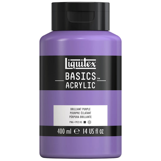 LQX BASICS COLORE ACRILICO FLACONE DA 400 ML VIOLA BRILLANTE