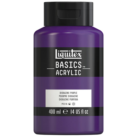 LQX BASICS COLORE ACRILICO FLACONE DA 400 ML DIOXAZINA VIOLA