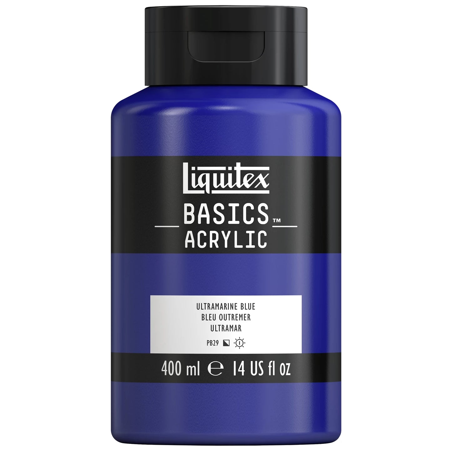 LQX BASICS COLORE ACRILICO FLACONE DA 400 ML BLU OLTREMARE