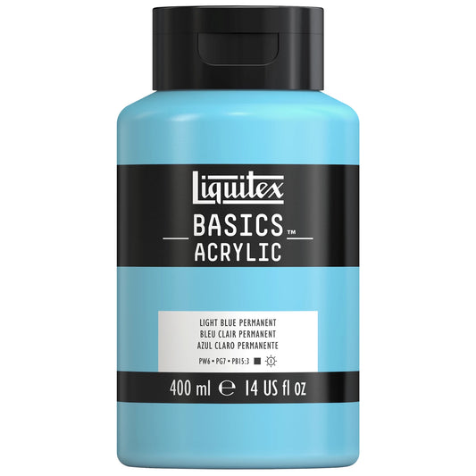 LQX BASICS COLORE ACRILICO FLACONE DA 400 ML AZZURRO PERMANENTE