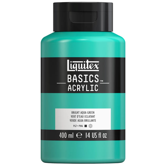 LQX BASICS COLORE ACRILICO FLACONE DA 400 ML VERDE ACQUA LUMINOSO