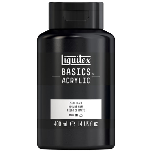 LQX BASICS COLORE ACRILICO FLACONE DA 400 ML NERO MARTE
