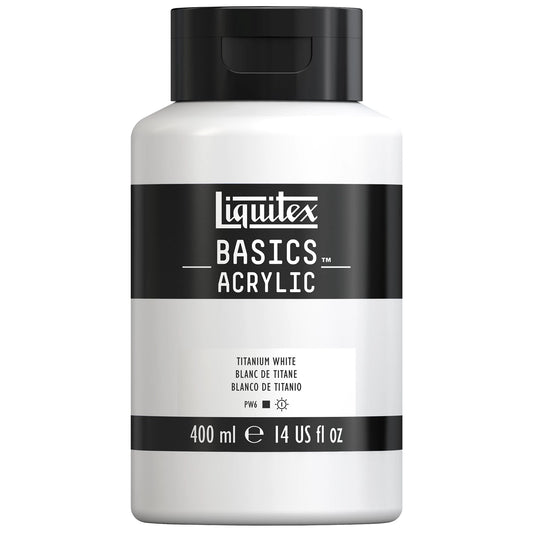 LQX BASICS COLORE ACRILICO FLACONE DA 400 ML BIANCO TITANIO