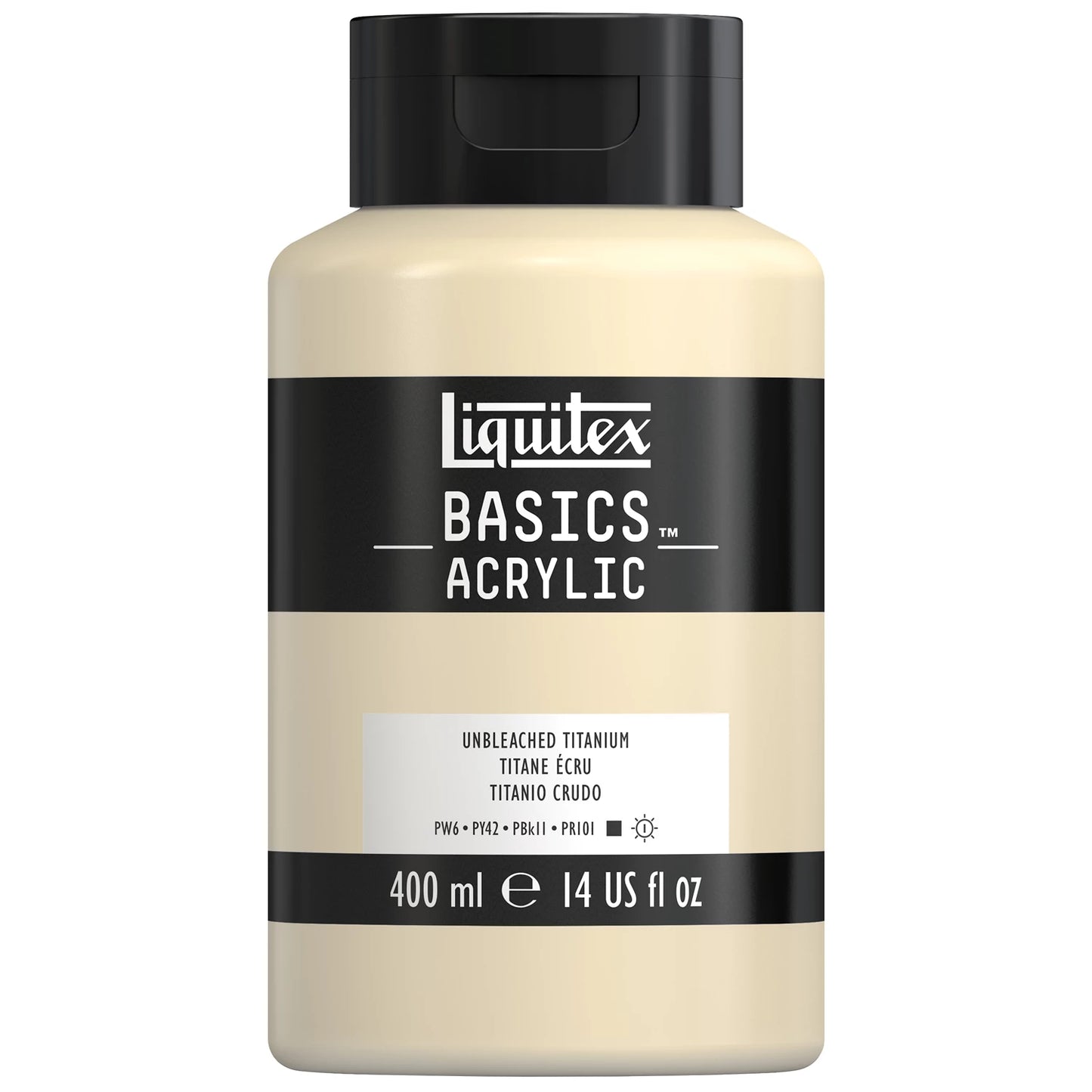 LQX BASICS VERNICE ACRILICA FLACONE DA 400 ML TITANIO NON SBIANCATO