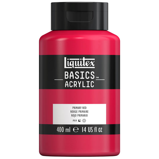 LQX BASICS COLORE ACRILICO FLACONE DA 400 ML ROSSO PRIMARIO