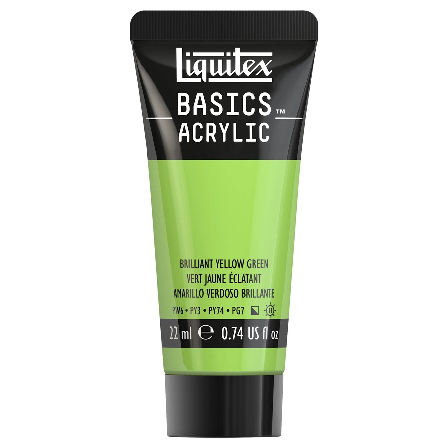 LQX BASICS COLORE ACRILICO TUBO DA 22 ML GIALLO VERDE BRILLANTE