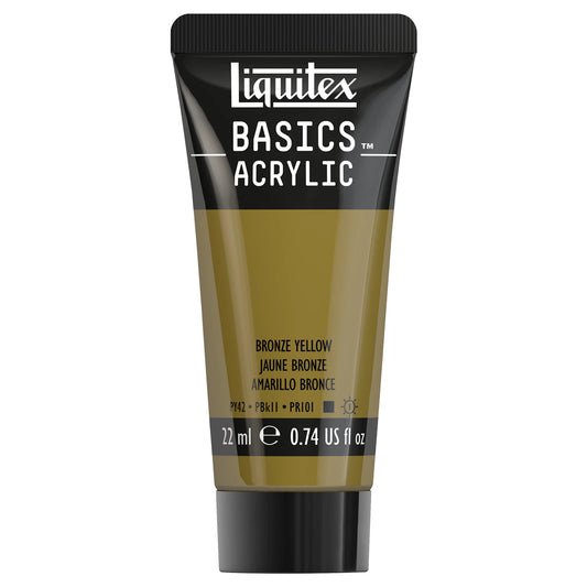 LQX BASICS COLORE ACRILICO TUBO 22ML GIALLO BRONZO