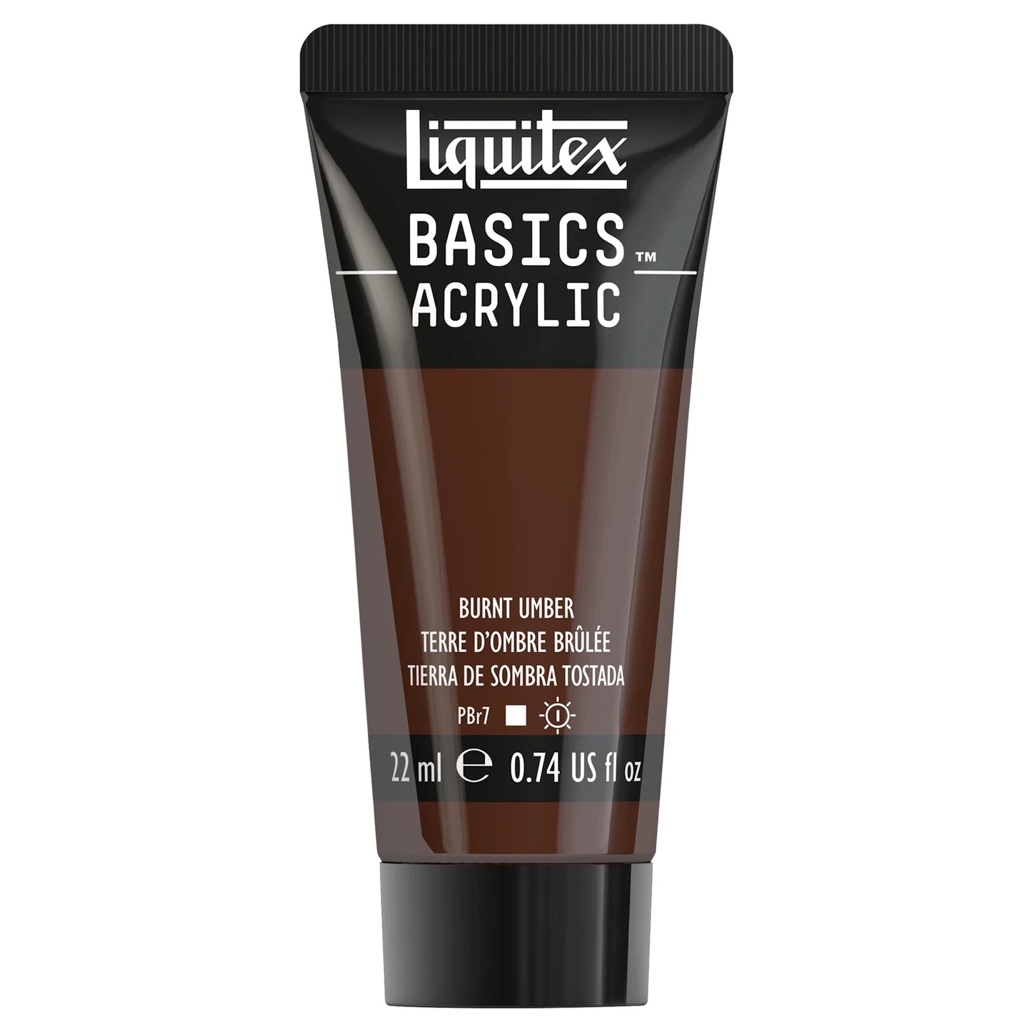LQX BASICS COLORE ACRILICO TUBO DA 22 ML OMBRA BRUCIATA