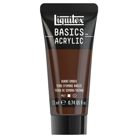 LQX BASICS COLORE ACRILICO TUBO DA 22 ML OMBRA BRUCIATA
