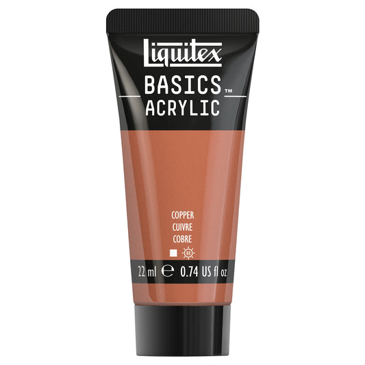 LQX BASICS COLORE ACRILICO TUBO 22ML RAME
