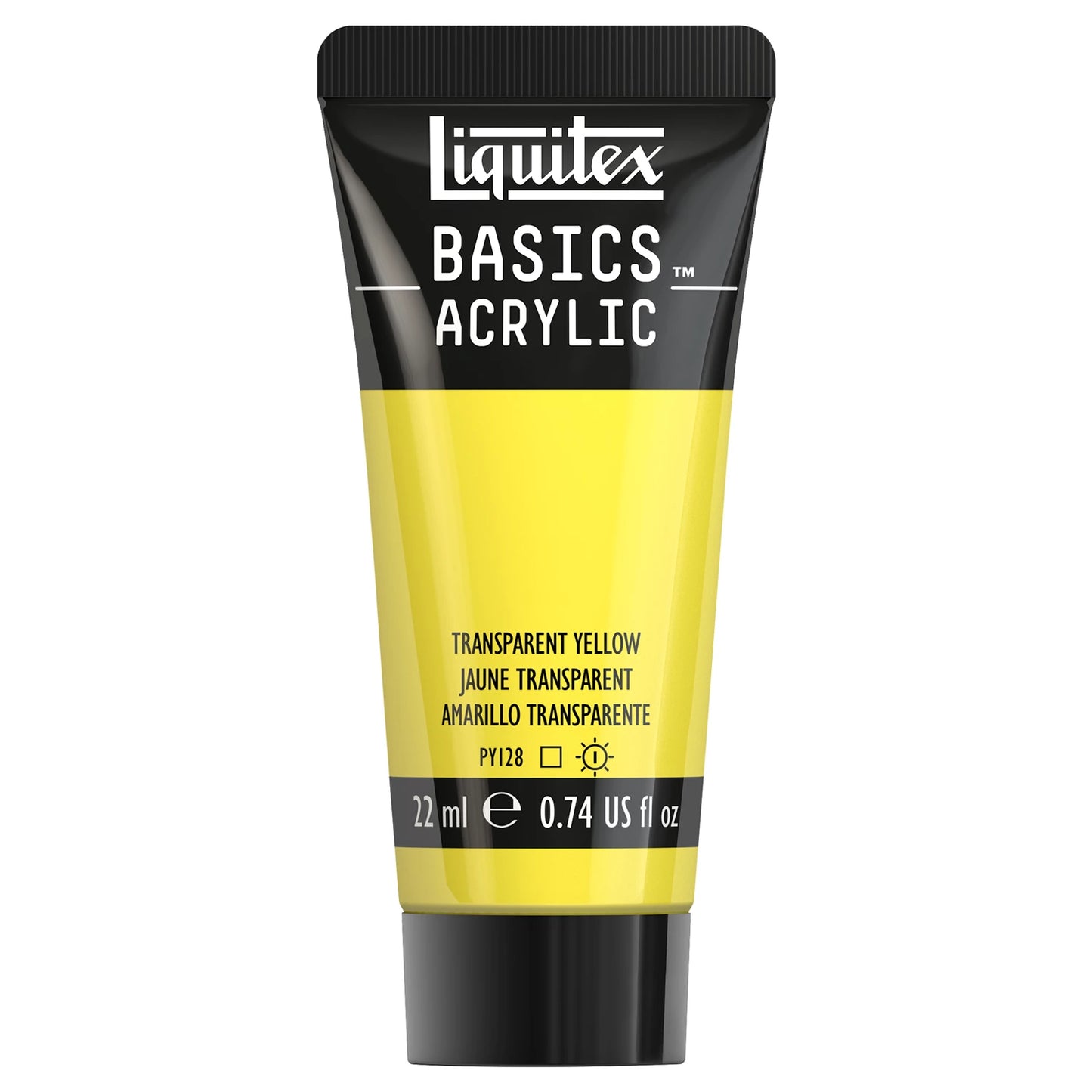 LQX BASICS COLORE ACRILICO TUBO 22ML GIALLO TRASPARENTE